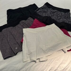 Assorted lululemon Skorts